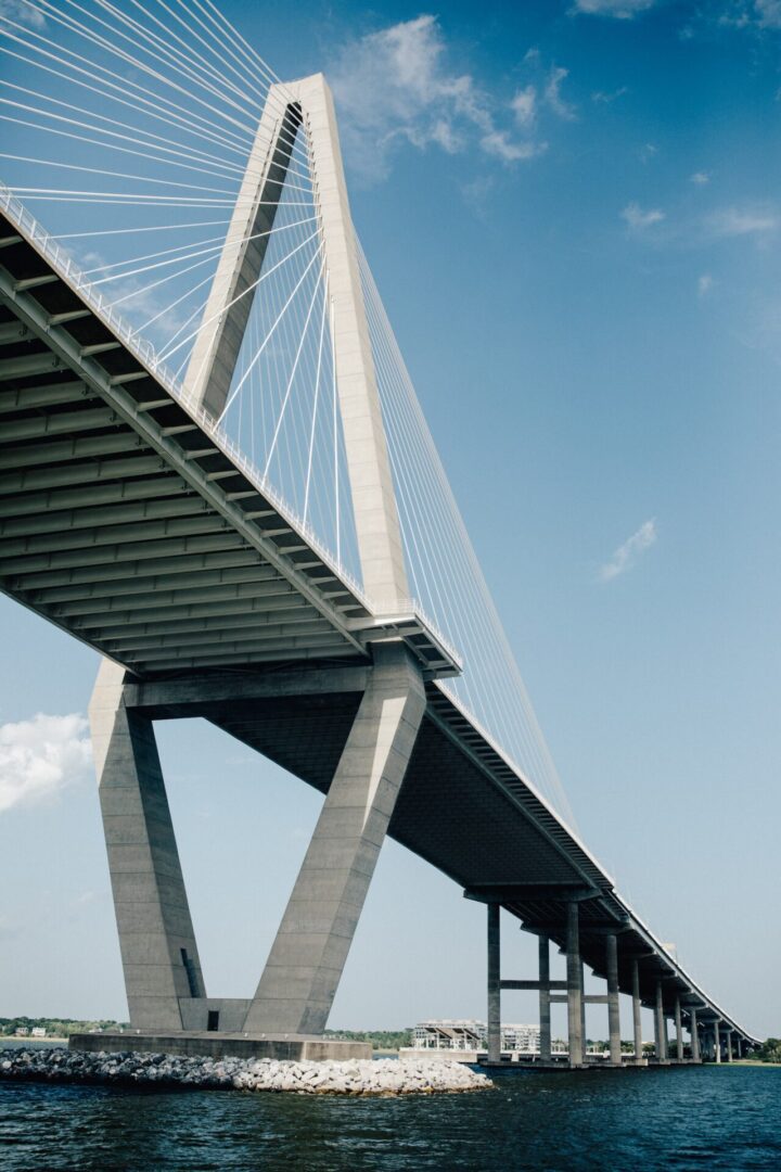 White Cable stray Bridge